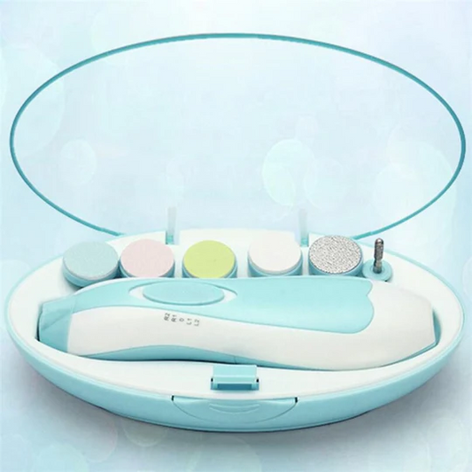 Premium 6-in-1 Electric Baby Nail Trimmer Set
