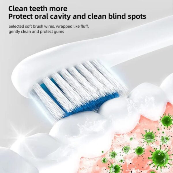 Electric Toothbrush – Rechargeable Sonic Cleaning Toothbrush with Soft Bristles