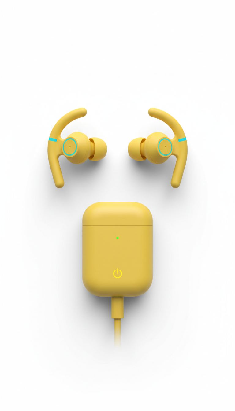 Signal Yellow Sport Earbuds